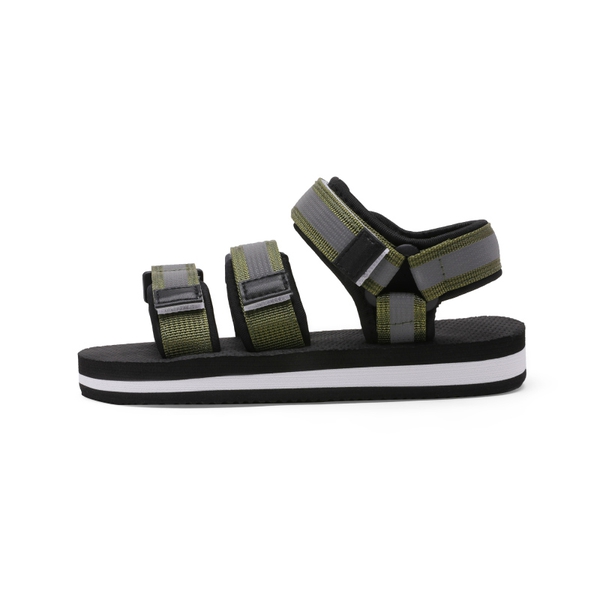 Boys & Girls Open-Toe Sports Sandals - OLIVE GREEN - 1
